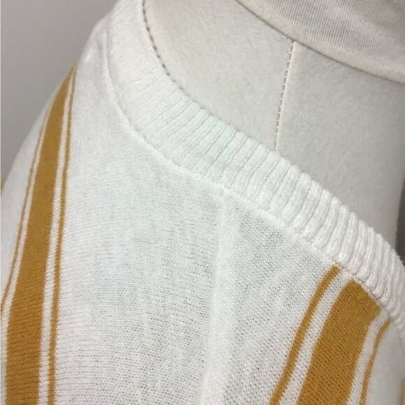 Maurice’s Women’s Open Front Striped Lightweight Slub Sweater Cardigan, size L - Picture 3 of 9